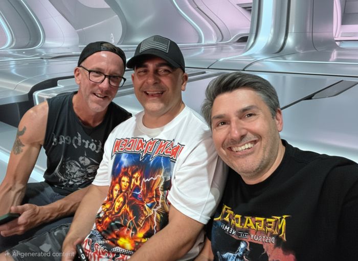 Deadlock, 2026. Somewhere in deep space (background courtesy of AI; the faces are all ours).