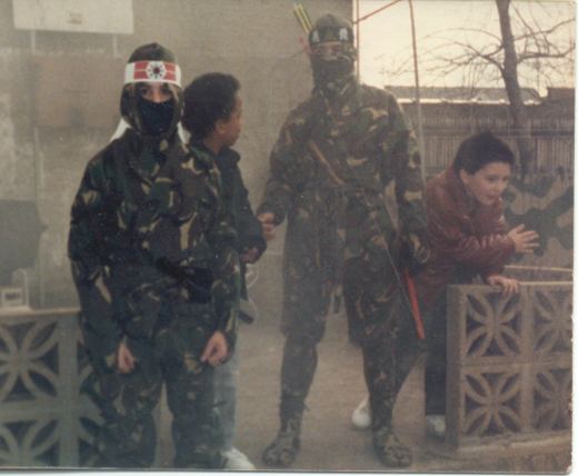 The cast of American Guido Ninja III