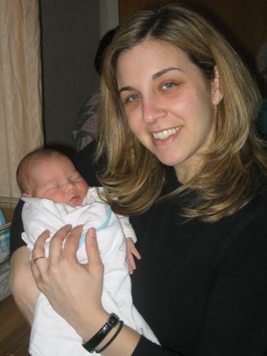 The Peanut's Birthday is Monday April 25th! She's holding our niece/god-daughter, Amanda.